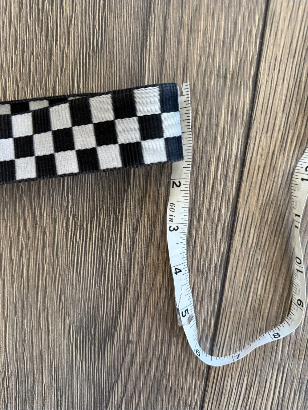 Ford Mustang Checker Flag Auto Seatbelt Buckle Black Belt